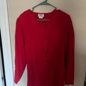 Marisa Christina Vibrant Red Blouse